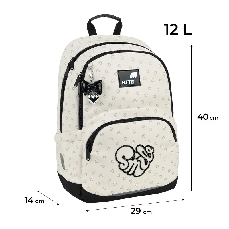 Рюкзак детский Kite Shimmer & Smile Beige K26-585M-2