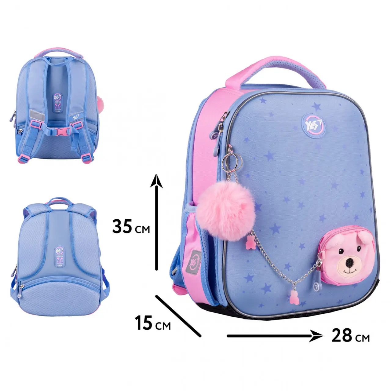 Рюкзак дитячий YES Cute Bear Teddy Violet H-100-559894
