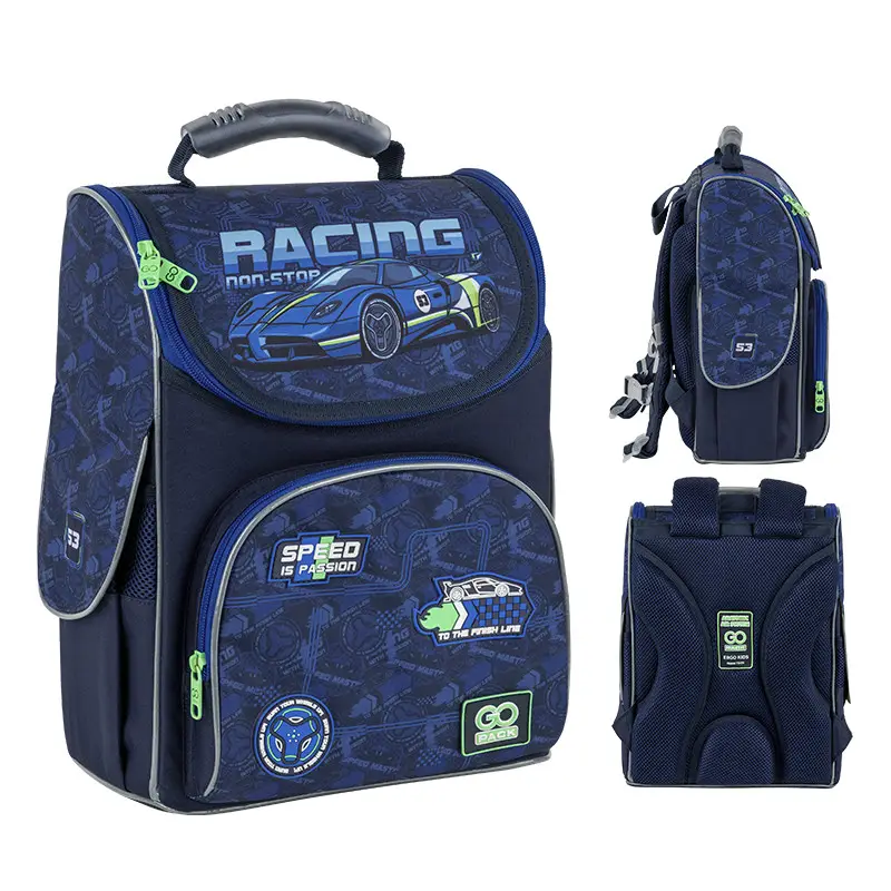 Рюкзак детский GoPack Racing Blue GO25-5001S-6
