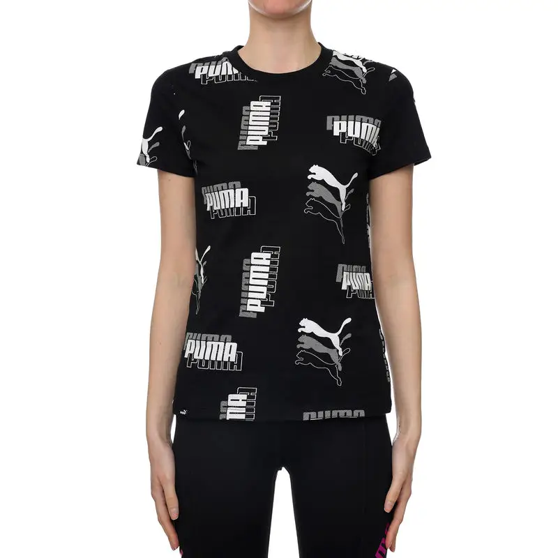 Футболка женская Puma Power Aop Tee Black 847117-01