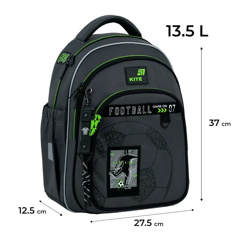 Рюкзак детский Kite Goal Grey K26-763S-3