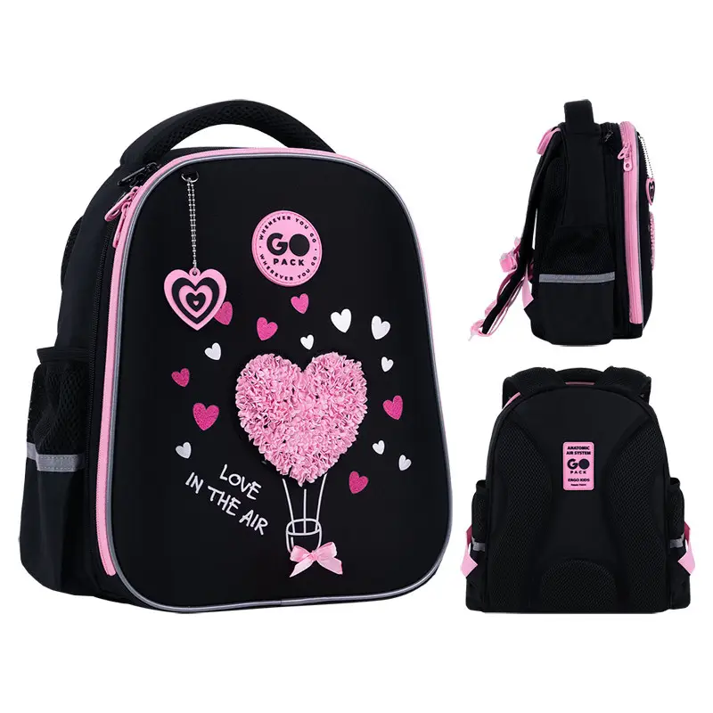 Рюкзак дитячий GoPack Heart Black GO26-165S-2