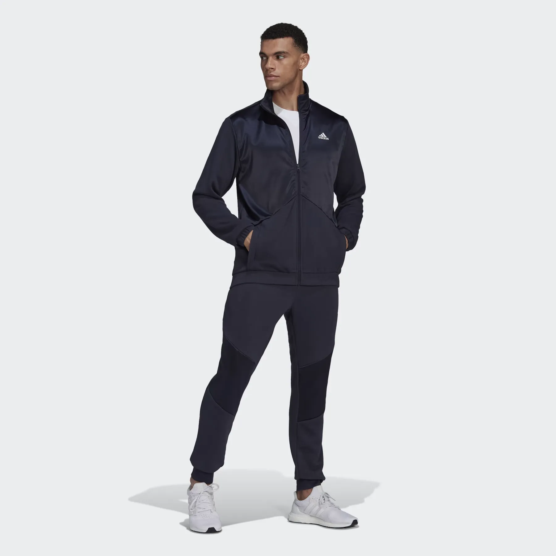 Спортивный костюм мужской Adidas Back 2 Basics Ts Blue HI5396