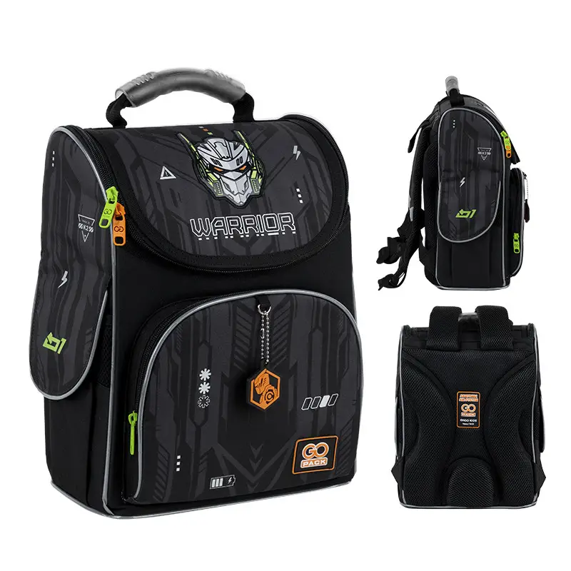 Рюкзак детский GoPack Warrior Black GO25-5001S-8