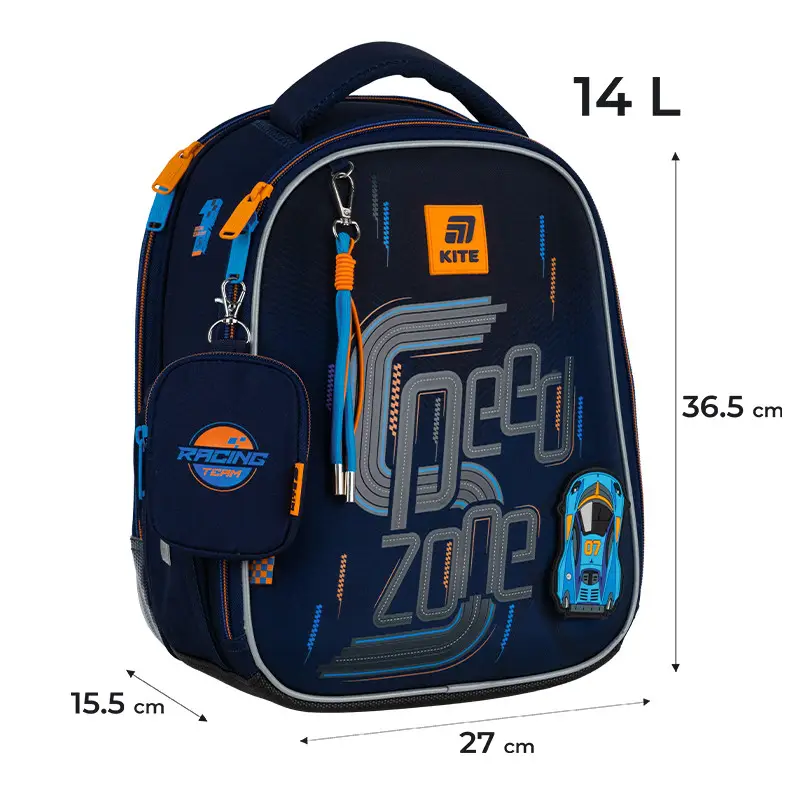 Рюкзак детский Kite Speed Zone Blue K25-555S-3