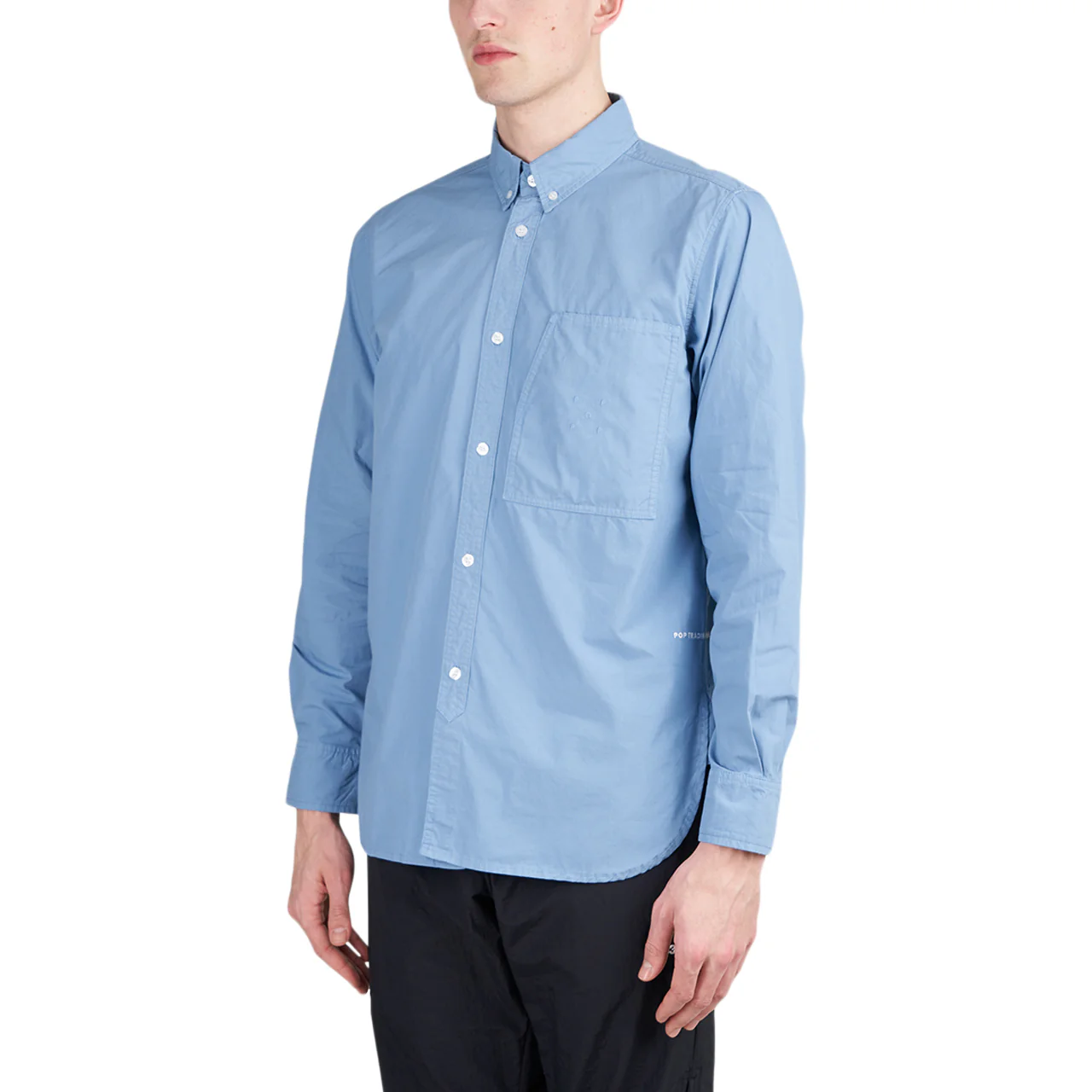 Сорочка чоловіча Pop Trading Company Company Bd Blue POPSS23_03-003