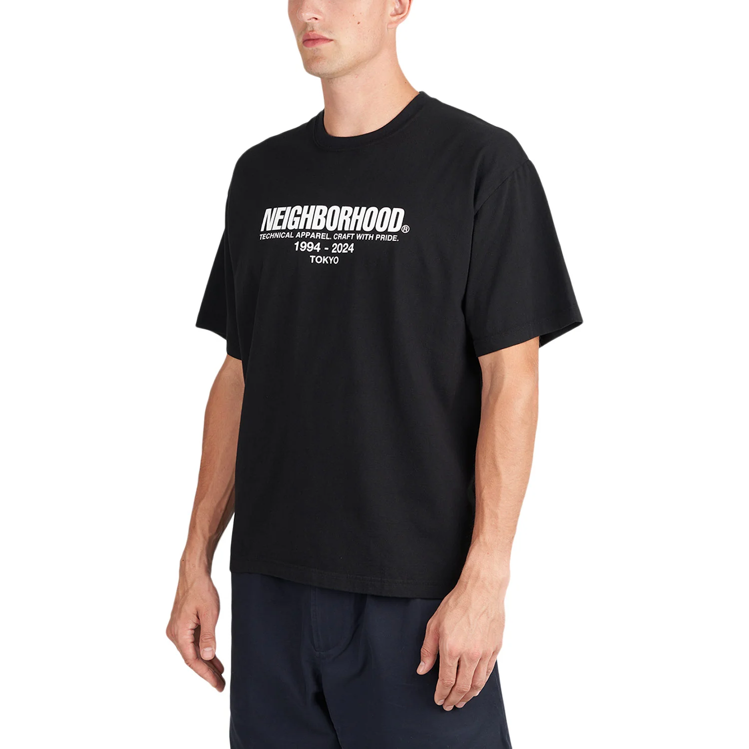 Футболка мужская Neighborhood Tee Ss-2 Black 241PCNH-ST02