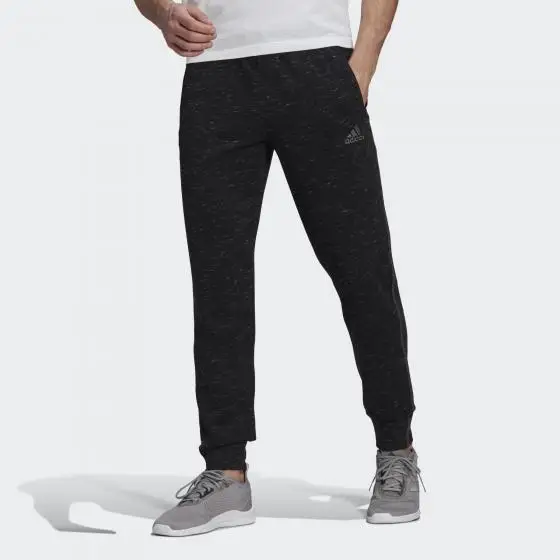 Штаны мужские Adidas Essentials Mélange Black GK8974