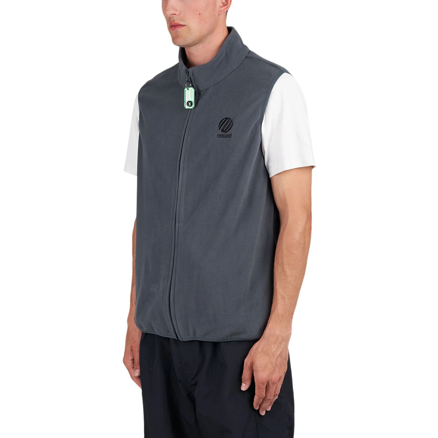 Жилетка мужская Metalwood Micro Fleece Grey MWS25-05-01-STL