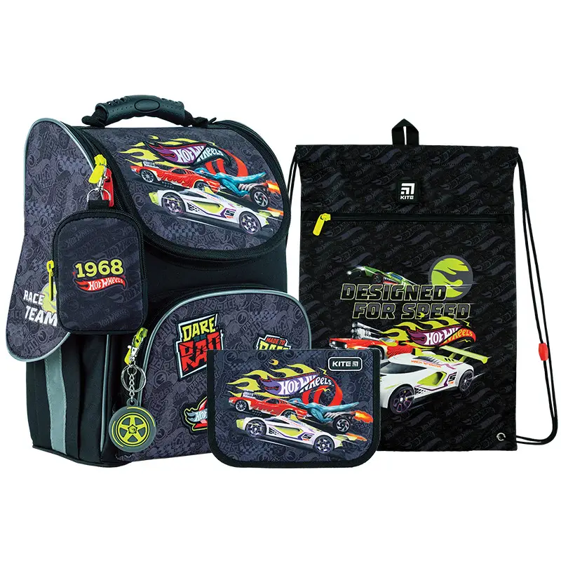 Рюкзак детский Kite Hot Wheels Black SET_HW24-501S