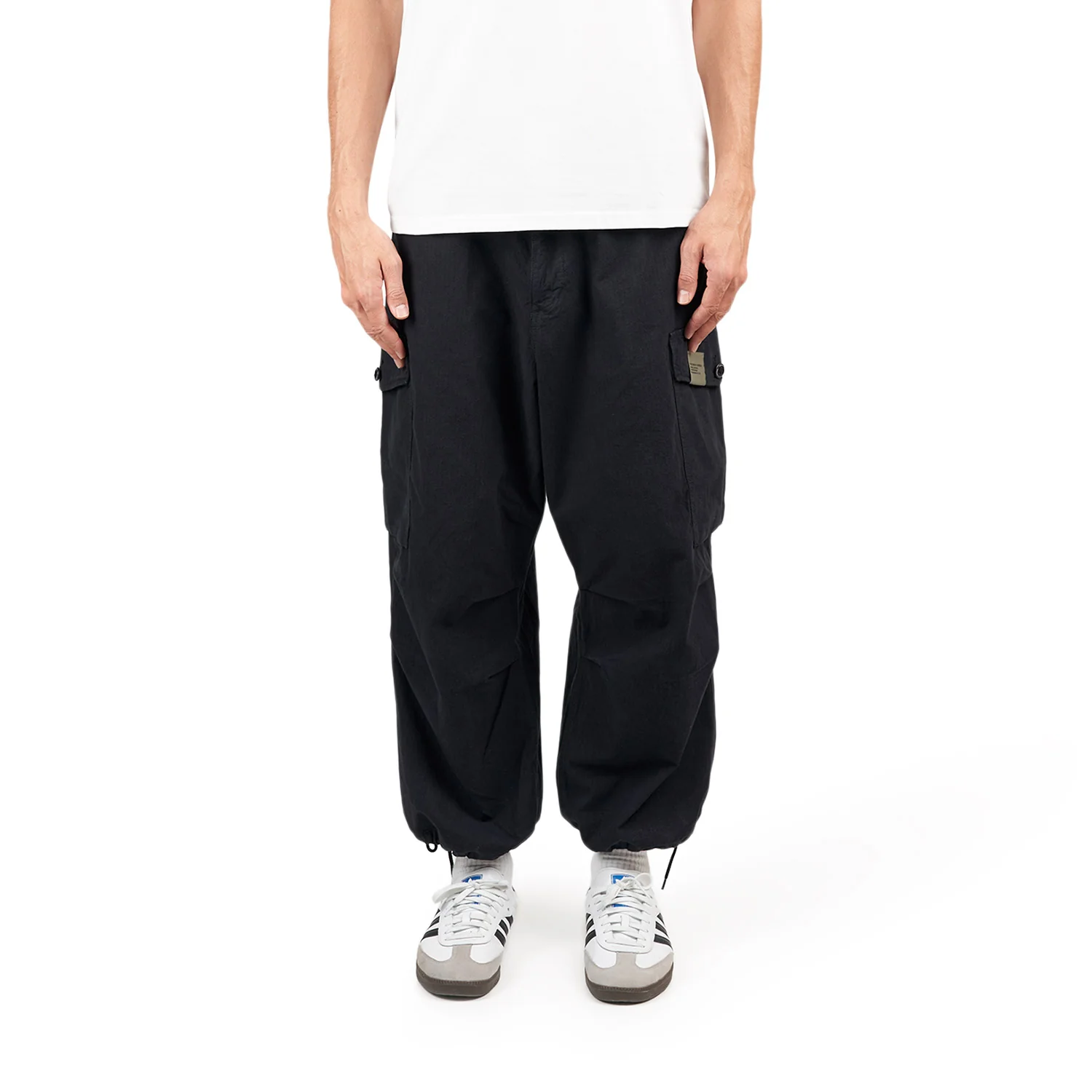 Штаны мужские Neighborhood Wide Cargo Black 242SPNH-PTM01