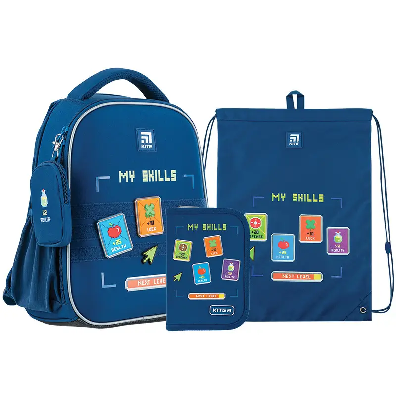Рюкзак детский Kite Next Level Blue SET_K24-555S-8