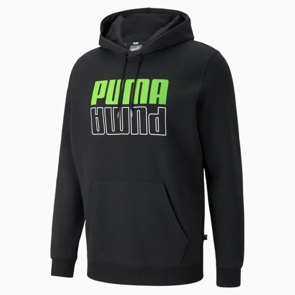 Худі чоловіче Puma Power Logo Fleece Hoodie Black 589409-51