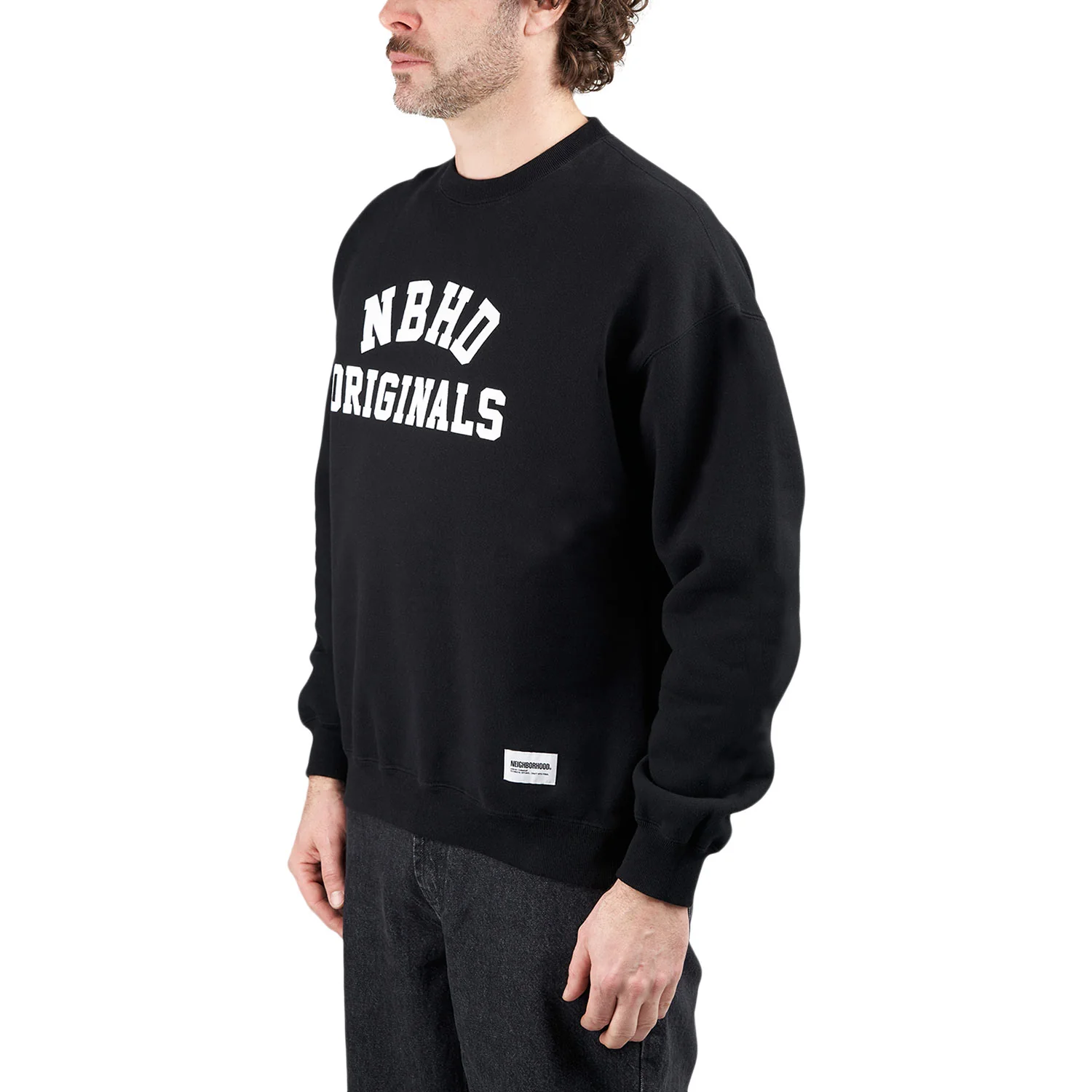 Світшот чоловічий Neighborhood Basic Black 242UWNH-CSM01