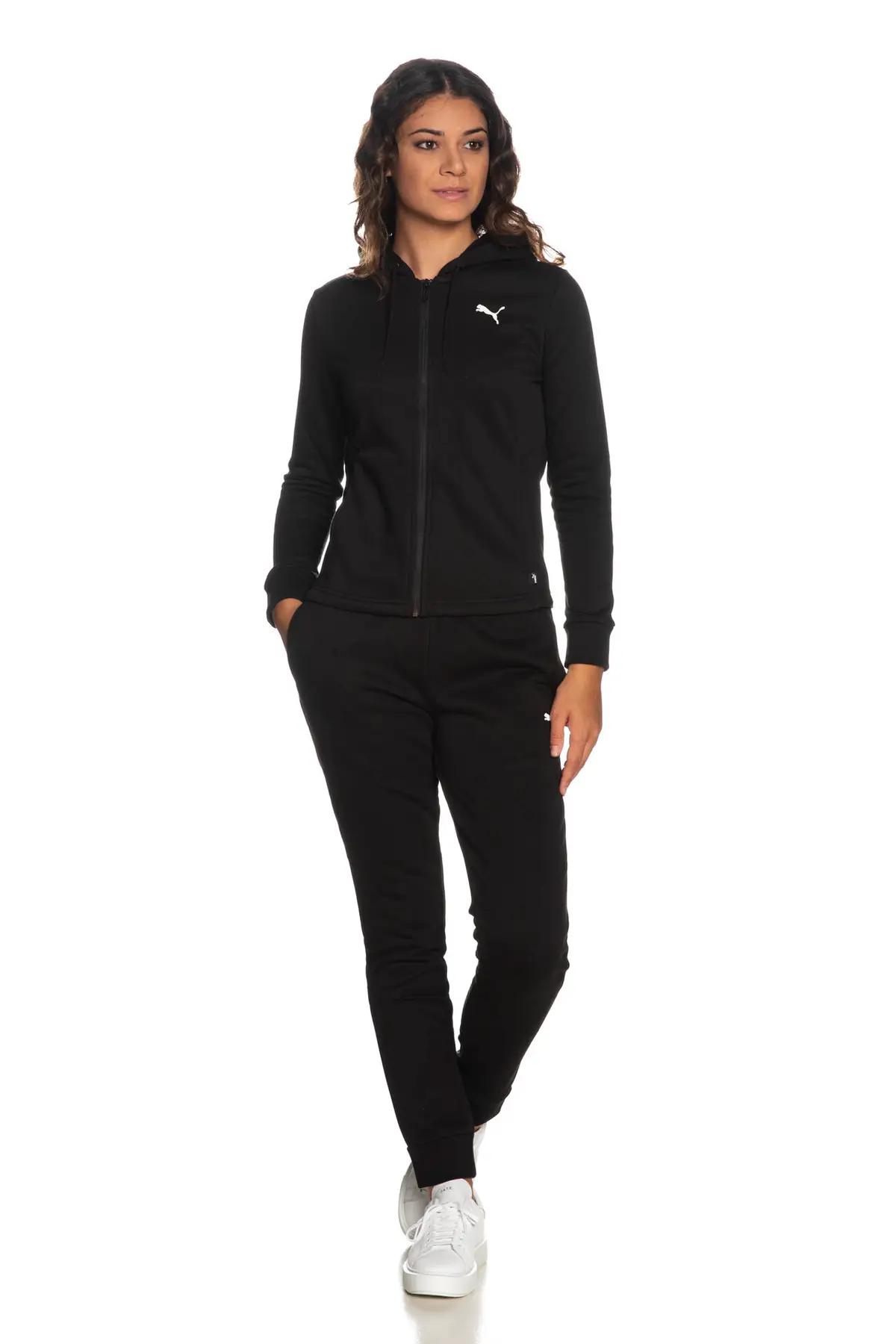 Спортивный костюм женский Puma Classic Fleece Tracksuit Black 670022-01