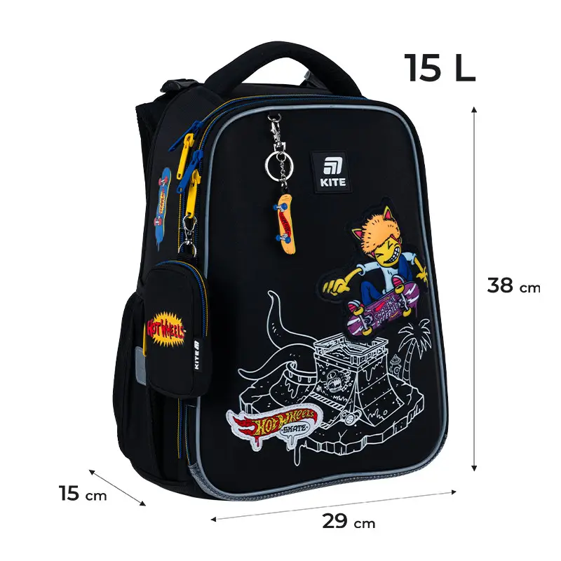 Рюкзак детский Kite Hot Wheels Black HW25-531M
