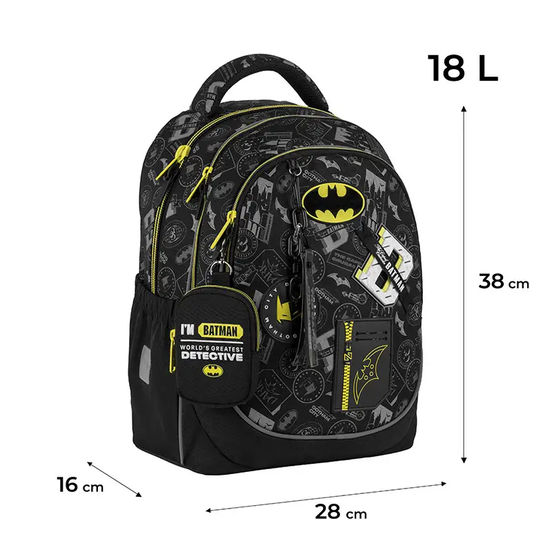 Рюкзак детский Kite Batman Black DC25-700M