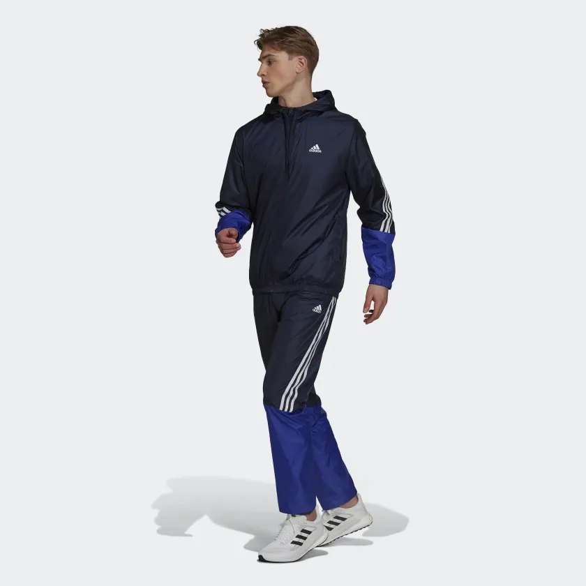 Спортивный костюм мужской Adidas Mts Woven Hooded Tracksuit Blue H15581
