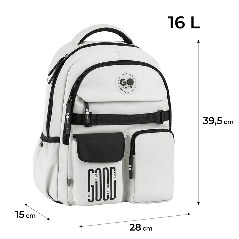 Рюкзак детский GoPack Grey GO26-183M-2
