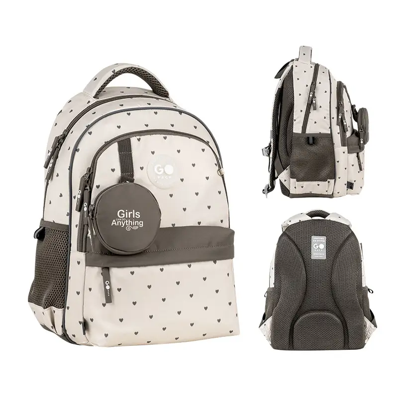 Рюкзак детский GoPack Beige Polka Dots Beige GO26-182M-3