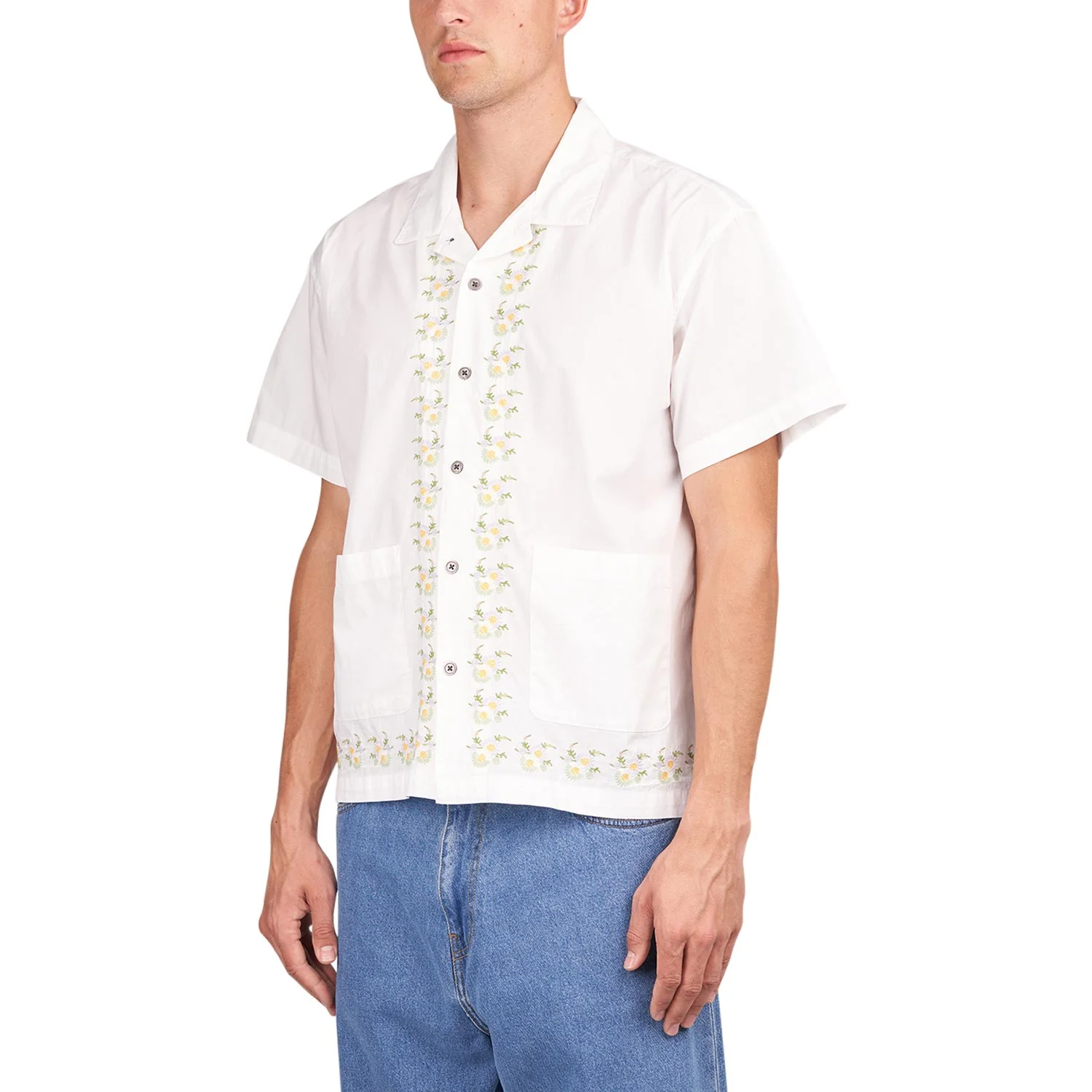 Сорочка чоловіча OBEY Tres Woven Hemd White 181210420-WHT