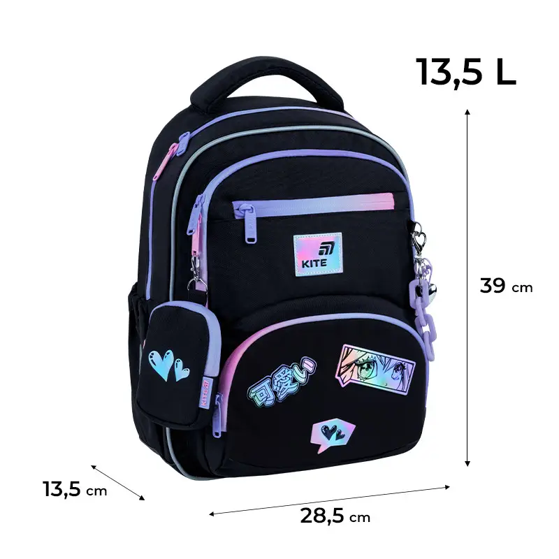 Рюкзак детский Kite Anime Dream Black K26-773M-2