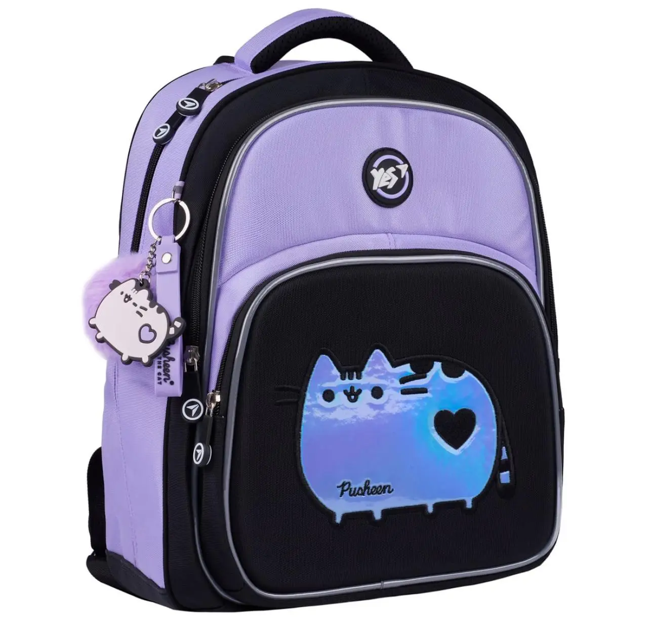 Рюкзак дитячий YES Pusheen Shiny Black/Violet S-91-559816